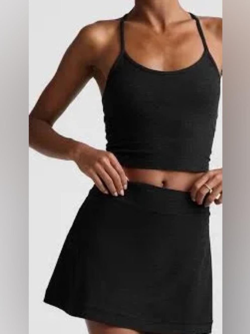 Vuori Black Skort, NWOT.